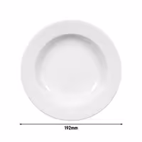 (6 adet) SELTMANN WEIDEN | Salata Tabağı- Ø 190mm - Beyaz/Sade