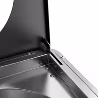 Recycling Station – 4 bins, 30 litres each – Black – with 4 castors