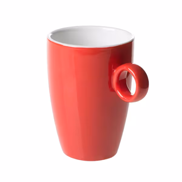 (6 kom) BART COLOUR CAFE - Šalica za kavu - 230 ml - Crvena