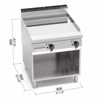 Plită de gătit electrică – 11,4 kW – netedă – cu finisaj lucios