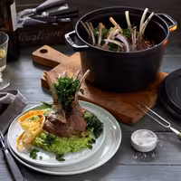 STAUB | Dining Line Ceramic Flat Dinner Plate – Ø 26 cm - White Truffle