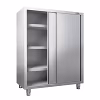 خزانة تخزين أدوات المائدة PREMIUM - 1600x700mm - 2 أبواب منزلقة - الارتفاع: 1800mm