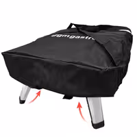 (2 Stück) Outdoor Pizzaofen Gas - für Ø 40cm Pizza - bis 500°C - inkl. Tragetasche