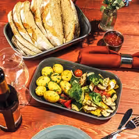 (6 adet) Gastronorm Küvet GN 1/2 - Melamin - EMMA - 3,5L - köşeli - 325x265mm - Derinlik:75mm - Gri