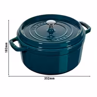 STAUB | LA COCOTTE - Cocotte - Ø 280 mm - Lijevano željezo - La-Mer