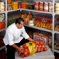 CAMBRO | Serija S - Skladišna baza za teški teret - 915 mm - Sa perforiranom površinom - Točkasto siva boja