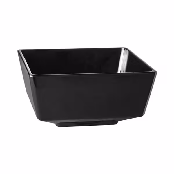 (6 adet) Kase - Melamin - FLOAT - 1,9L - köşeli - 190x190mm - Derinlik:95mm - Siyah