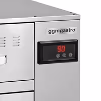 Profesionalni grijani ormar za hranu - 4 kW - GN 1/1 - 2 ladice - 824x578x680 mm
