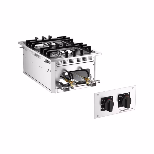 Ugrađena plinska ploča – 15 kW – 2 plamenika
