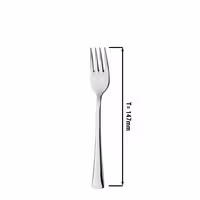 (12 pcs) Dessert fork - Alessandra - 18/10 stainless steel - 147mm