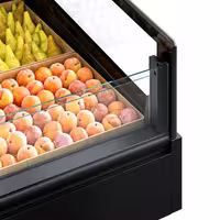 Commercial Island Chiller - 2580x1063mm - 340 Litres - Open-Top - Black