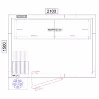 Hyllsystem med plasthyllplan och aluminiumstegar - 1070x460 mm - Djup: 460 mm - med 4 hyllplan - Maxbelastning: 600 kg per sektion