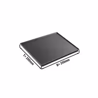Tavă pentru produse de patiserie și prezentare – 20 x 20 cm – negru