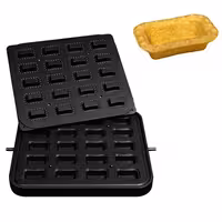 Plates for Tartelette Machine TMPIC - Shape: 20x Rectangle - 65x42mm