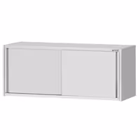 خزانة حائط ستانلس ستيل ECO - 1800x400mm - مع باب انزلاقي - ارتفاع 650 mm