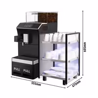Süper Otomatik Espresso Kahve Makinesi - 16 İçecek Seçeneği - 5inç Dokunmatik Ekran - Bardak Isıtıcı Dâhil