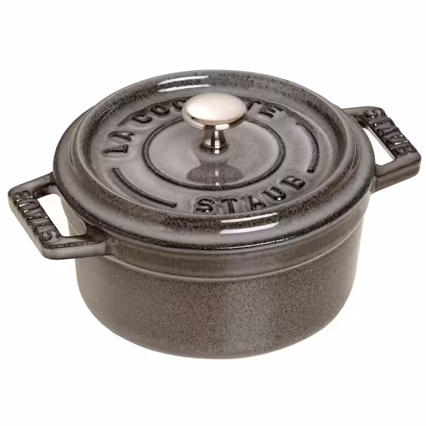 STAUB | LA COCOTTE - Mini Cocotte - Ø 100 mm - Liveno željezo - Grafitno siva