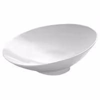(24 adet) Tatlı / Salata Kasesi - PERA - Porselen - oval - Beyaz