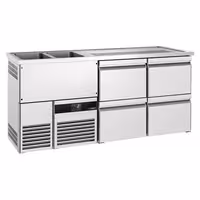 Direct Draw Beer Dispenser / Kegerator PREMIUM - 1950x700mm - 4 Drawers