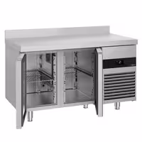 Rashladni pult PREMIUM - 1400x700 mm - 281 l - Ventilirano hlađenje - s 2 vrata - Podignuti rub