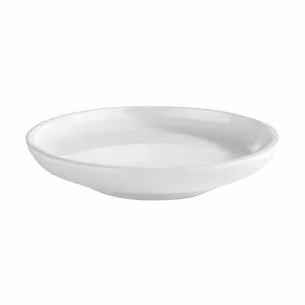 (6 adet) ASIA PLUS - Düz Tabak - Melamin, Ø110mm, Beyaz