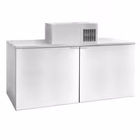 Refrigerador de barril de cerveja com unidade de refrigeração - 4x50L barris - 1920x620mm