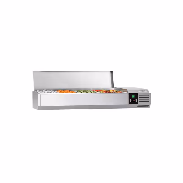 Nadstawka chłodnicza do na dodatki PREMIUM - 1200x395mm - 4x GN 1/3