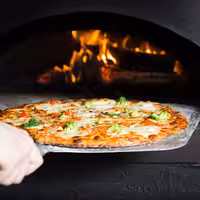 Pravokutna lopata za pizzu - anodizirani aluminij - ekstra lagana - 305x350 mm - drška aluminijska