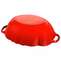 STAUB | Tomato Cocotte Enamelled Cast Iron Casserole Dish – Ø 250 mm – Cherry Red
