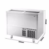 Commercial Top Loading Bottle Cooler - Stainless steel - 265L