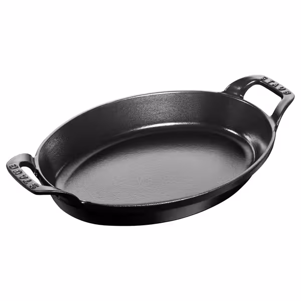 STAUB | SPECIALITIES - Posuda za pečenje - Ovalna - 280 mm - Lijevano željezo - Crna boja