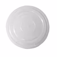 (300 pcs) Food Lidding Tray Polypropylene - 183mm - Round - Transparent