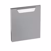 Vrata podkonstrukcije - 400x40x500 mm - AISI 304 nehrđajući čelik | lijevi smjer otvaranja - za kuhinjske linije LORENZO 700 i 900