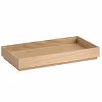 Ahşap Sunum Kutusu - VALO - Kahverengi - köşeli - 325x176x45mm - GN 1/3 ile uyumlu