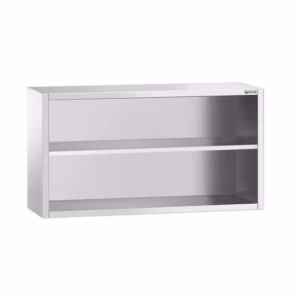 خزانة حائط ستانلس ستيل PREMIUM - 1400x400mm - بدون باب انزلاقي - ارتفاع 800 mm