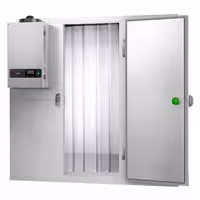 Zamrzivačka komora - 2100x2100 mm - 6,12 m³ - uklj. zamrzivački agregat i PVC lamele - -20/-10 °C