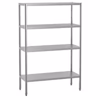 رفوف ستانلس ستيل ECO - 1200x500mm - عمق: 500 mm - 4 رفوف - الحمولة: 280 kg