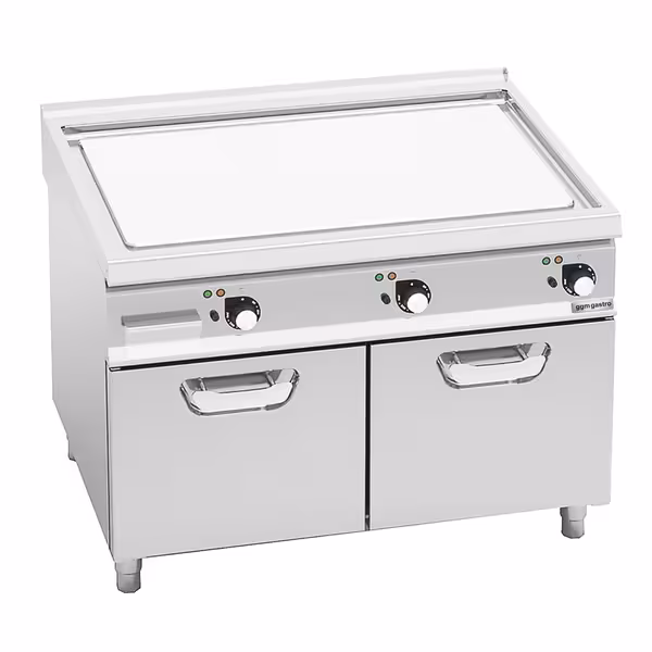 Elektromos rostlap - 19,8 kW - Sima - Sütőfelület: 1200x900 mm - álló - nyitott tárolóval - Professzionális