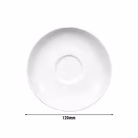 (6 adet) SELTMANN WEIDEN | Fincan Tabağı - Ø 120mm - Beyaz/Sade