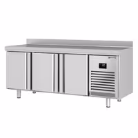 Rashladni pult PREMIUM PLUS - 1960x600 mm - 385 l - Ventilirano hlađenje - s 3 vrata - Podignuti rub