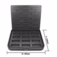 Tarteletové pečicí desky pro TMNP - obdélníkové - 90x26 mm - na 15 tarteletek