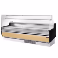 Serve Over Counter - 2560x953mm - with 4 doors - front panel beige - capacity 282 litres
