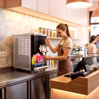 Commercial Soft Serve Ice Cream Machine - 11.25L/h - 1.5kW - for 1 flavour - Countertop - Pre-Cooling