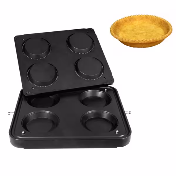 Tartelet Makinesi TMPIC için Plakalar - 4x Yuvarlak - Ø125mm