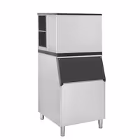 Commercial Ice Machine - Cube - 403 kg/24 h - incl. ice storage container
