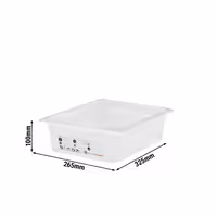 (6 komada) CAMBRO | SafeTrak – GN 1/2 polipropilenski spremnik – neprozirni – Visina: 100 mm