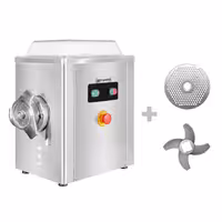 Električni stroj za mljevenje mesa – glava 32 - 600 kg/h - 2,20 kW - 230 V (monofazni) - 1400 o/min - ploča 4 mm - stolni
