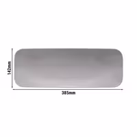 (2 adet) SELTMANN WEIDEN | Coupe tabak - düz dikdörtgen - 380x140 mm - Gri