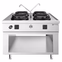 Fogão wok a gás - 60kW - 4 queimador(es) - incl. 2 torneira(s)