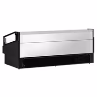 Commercial Island Chiller - 2580x1063mm - 340 Litres - Open-Top - Black
